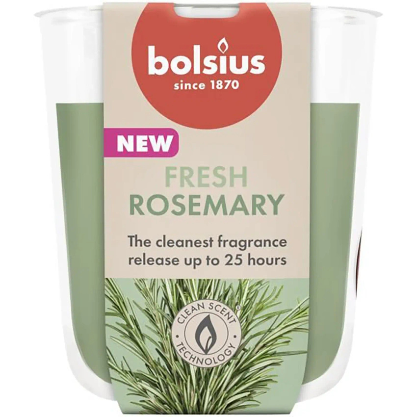 Bolsius True Scents bougie parfumée en verre 80/73 mm - Magnolia